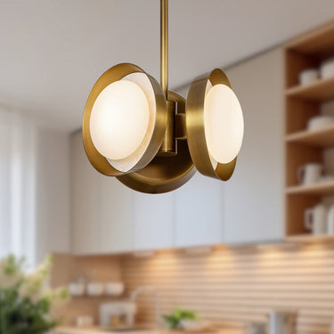 Alora Alonso LED Pendant Matte Opal Glass - Crescent Harbor