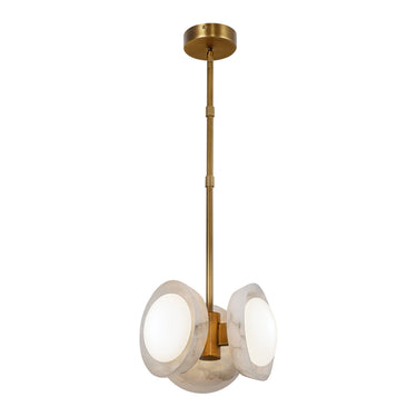 Alora Alonso LED Pendant Matte Opal Glass - Crescent Harbor