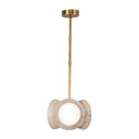 Alora Alonso LED Pendant Matte Opal Glass - Crescent Harbor