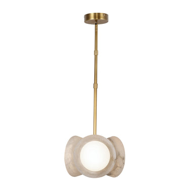 Alora Alonso LED Pendant Matte Opal Glass - Crescent Harbor