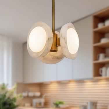 Alora Alonso LED Pendant Matte Opal Glass - Crescent Harbor