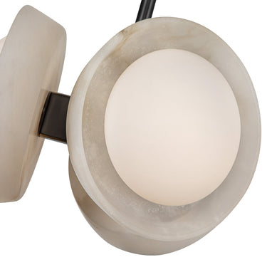 Alora Alonso LED Pendant Matte Opal Glass - Crescent Harbor