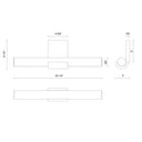 Alora Apollo LED Wall/Vanity Light - Crescent Harbor