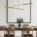 Alora Astrid LED Multi Pendant Clear Glass 2 Head - Crescent Harbor