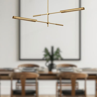 Alora Astrid LED Multi Pendant Clear Glass 2 Head - Crescent Harbor