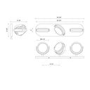Alora Blanco LED 26 Inch Wall/Vanity Light - Crescent Harbor