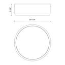 Alora Blanco LED Flush Mount - Crescent Harbor