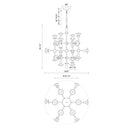 Alora Cadence 18 Light Chandelier - Crescent Harbor