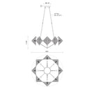 Alora Cairo 8 Light Chandelier - Crescent Harbor
