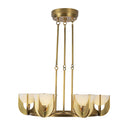Alora Colette LED 27 Inch Chandelier Matte Opal Glass - Crescent Harbor