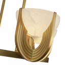 Alora Colette LED 27 Inch Chandelier Matte Opal Glass - Crescent Harbor