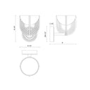 Alora Colette LED Wall/Vanity Light - Crescent Harbor