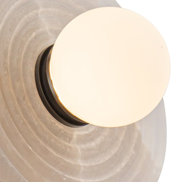 Alora Dahlia LED 14 Inch Wall/Vanity Light Matte Opal Glass - Crescent Harbor