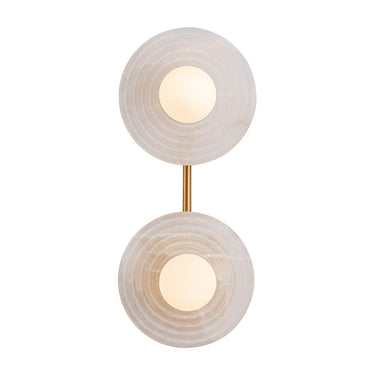 Alora Dahlia LED 14 Inch Wall/Vanity Light Matte Opal Glass - Crescent Harbor