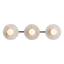 Alora Dahlia LED 22 Inch Wall/Vanity Light Matte Opal Glass - Crescent Harbor