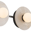 Alora Dahlia LED 22 Inch Wall/Vanity Light Matte Opal Glass - Crescent Harbor