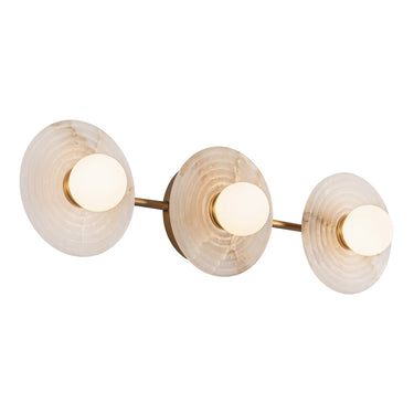 Alora Dahlia LED 22 Inch Wall/Vanity Light Matte Opal Glass - Crescent Harbor