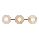 Alora Dahlia LED 22 Inch Wall/Vanity Light Matte Opal Glass - Crescent Harbor
