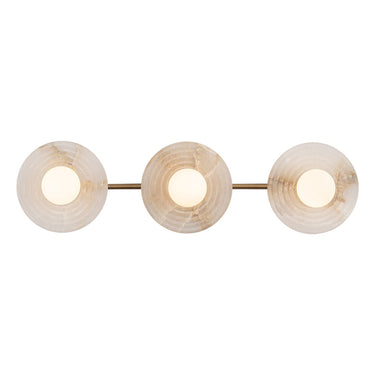 Alora Dahlia LED 22 Inch Wall/Vanity Light Matte Opal Glass - Crescent Harbor