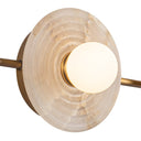 Alora Dahlia LED 22 Inch Wall/Vanity Light Matte Opal Glass - Crescent Harbor