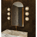 Alora Dahlia LED 22 Inch Wall/Vanity Light Matte Opal Glass - Crescent Harbor