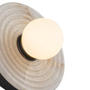 Alora Dahlia LED 6 Inch Wall/Vanity Light Matte Opal Glass - Crescent Harbor