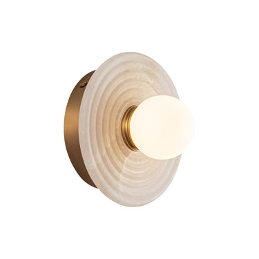 Alora Dahlia LED 6 Inch Wall/Vanity Light Matte Opal Glass - Crescent Harbor