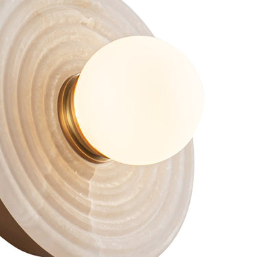 Alora Dahlia LED 6 Inch Wall/Vanity Light Matte Opal Glass - Crescent Harbor