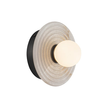 Alora Dahlia LED 6 Inch Wall/Vanity Light Matte Opal Glass - Crescent Harbor