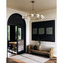 Alora Dahlia LED Chandelier Matte Opal Glass - Crescent Harbor