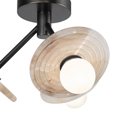 Alora Dahlia LED Semi-Flush Mount - Crescent Harbor