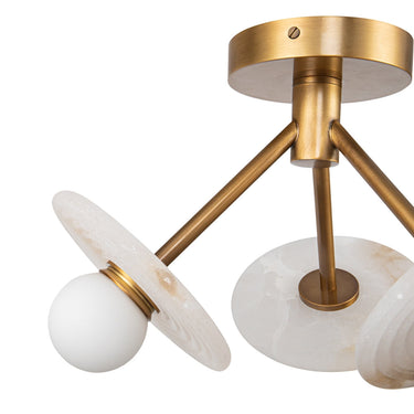Alora Dahlia LED Semi-Flush Mount - Crescent Harbor