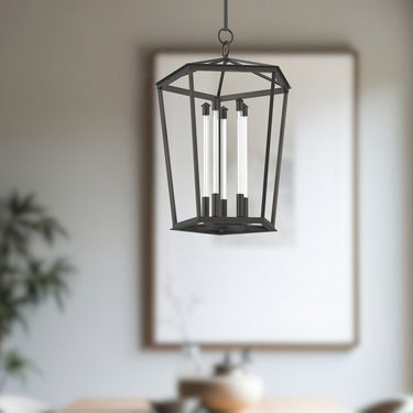 Alora Delphine LED 22 Inch Pendant Clear Glass - Crescent Harbor