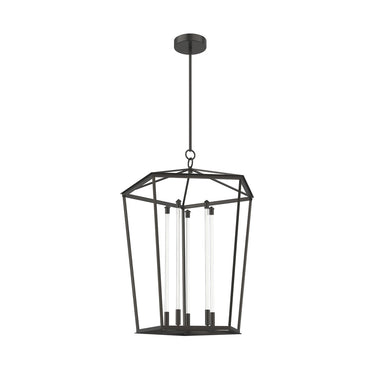 Alora Delphine LED 29 Inch Pendant Clear Glass - Crescent Harbor