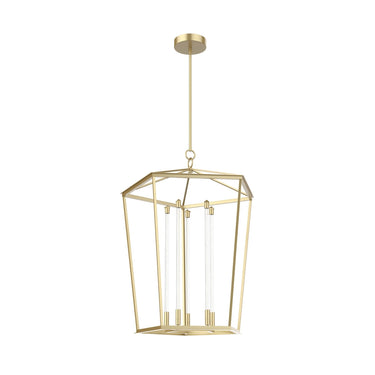 Alora Delphine LED 29 Inch Pendant Clear Glass - Crescent Harbor