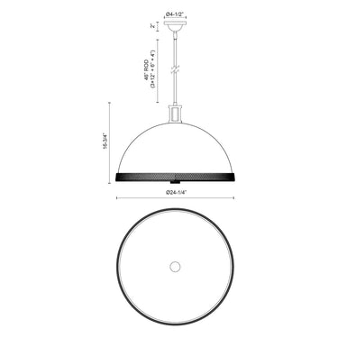 Alora Doral 3 Light Pendant - Crescent Harbor