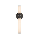 Alora Edwin LED 18 Inch Wall/Vanity Light Frosted Ribbed Glass - Crescent Harbor