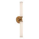 Alora Edwin LED 22 Inch Wall/Vanity Light Frosted Ribbed Glass - Crescent Harbor