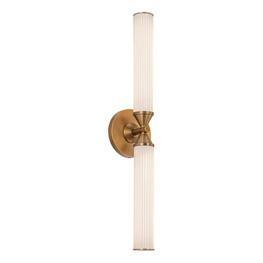 Alora Edwin LED 22 Inch Wall/Vanity Light Frosted Ribbed Glass - Crescent Harbor