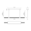 Alora Edwin LED Linear Pendant - Crescent Harbor