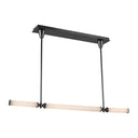 Alora Edwin LED Linear Pendant Frosted Ribbed Glass - Crescent Harbor