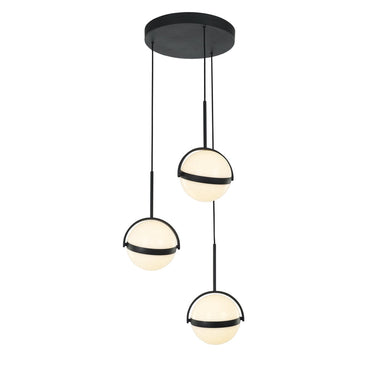 Alora Globo LED Multi Pendant 3 Head UNV - Crescent Harbor