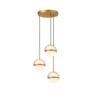 Alora Globo LED Multi Pendant 3 Head UNV - Crescent Harbor