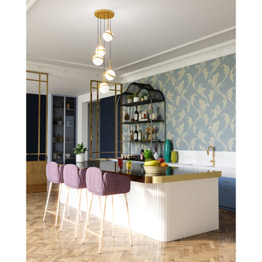 Alora Globo LED Multi Pendant 5 Head - Crescent Harbor