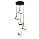 Alora Globo LED Multi Pendant 5 Head - Crescent Harbor