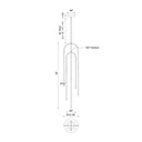 Alora Honour LED Pendant - Crescent Harbor