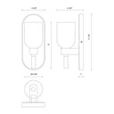 Alora Lucian 1 Light Wall/Vanity Light - Crescent Harbor