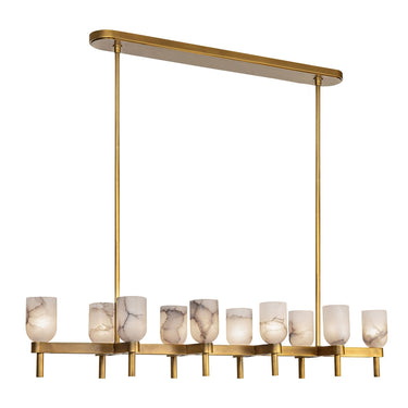 Alora Lucian 10 Light Linear Pendant - Crescent Harbor