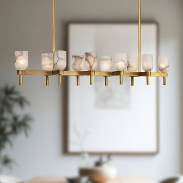 Alora Lucian 10 Light Linear Pendant - Crescent Harbor