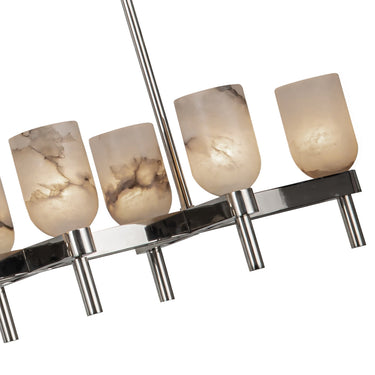 Alora Lucian 10 Light Linear Pendant - Crescent Harbor